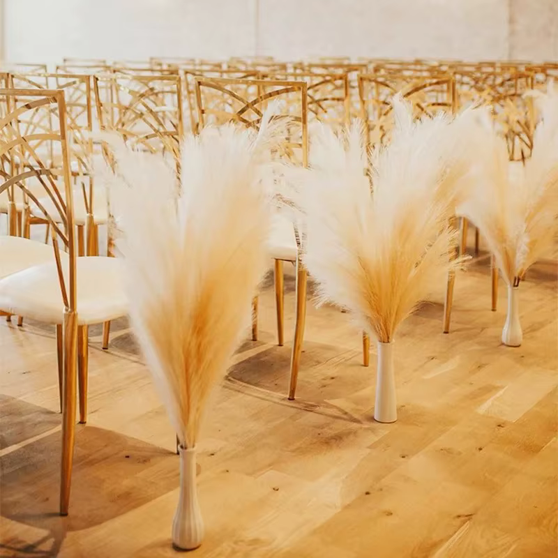 Grande pampa pelucheuse pour la décoration de la maison et de la chambre