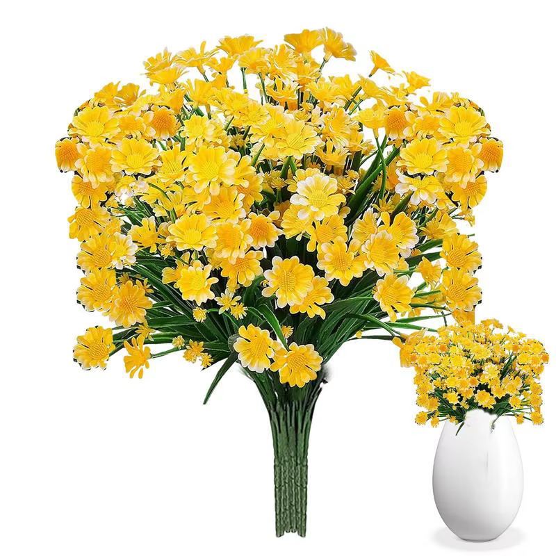 1 paquet de marguerites artificielles résistantes aux UV
