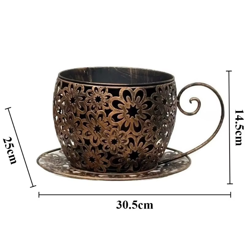 Support de pot de fleurs en fer