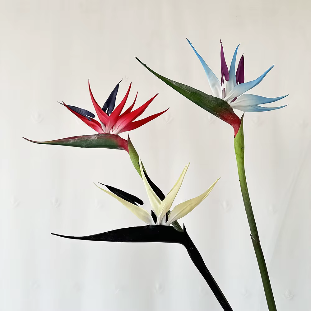Fleur artificielle en PU au toucher réel