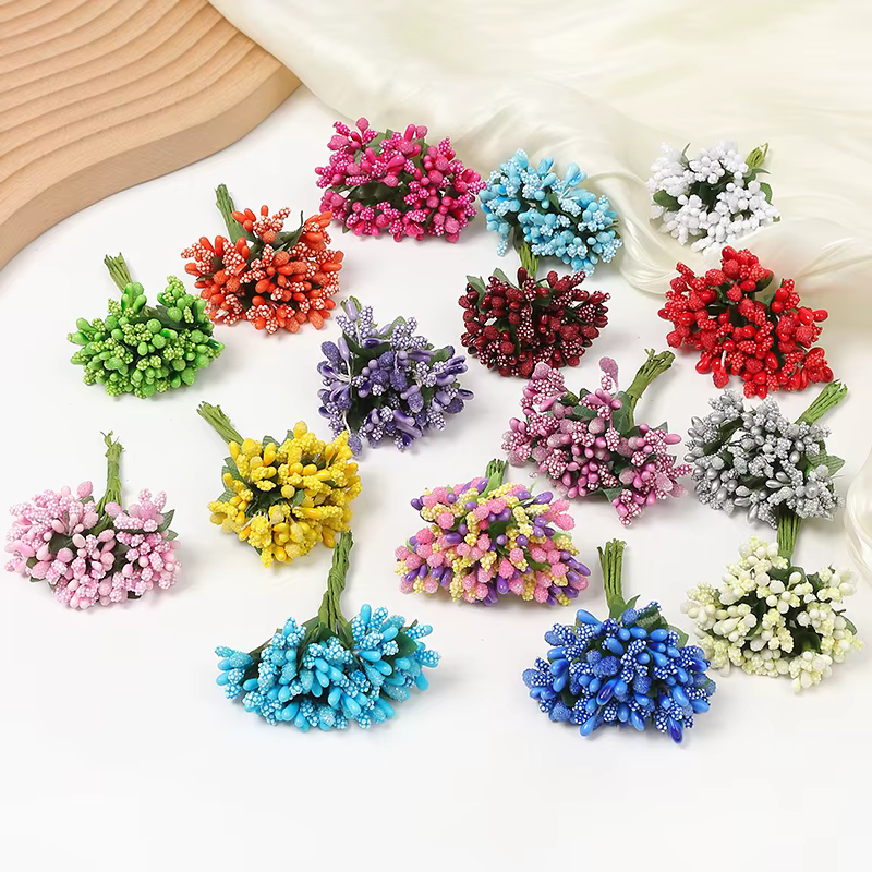 Bouquet d'étamines de fleurs artificielles