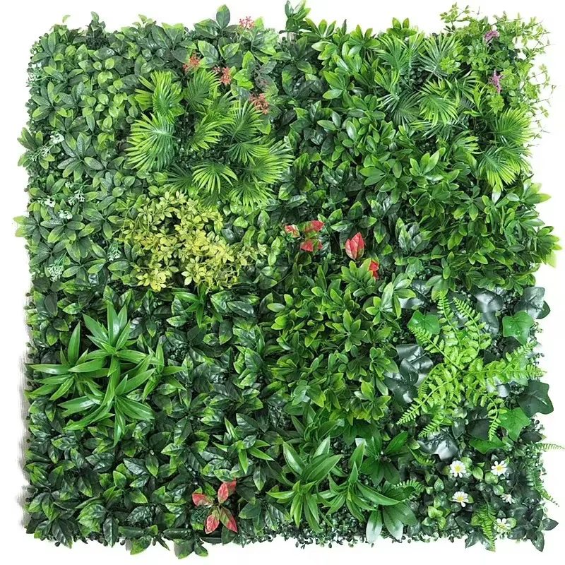 Panneau de plantes artificielles 3d en plastique