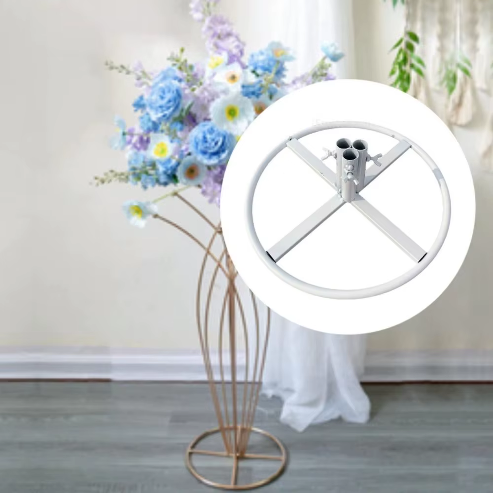 Support de présentation de fleurs en fer