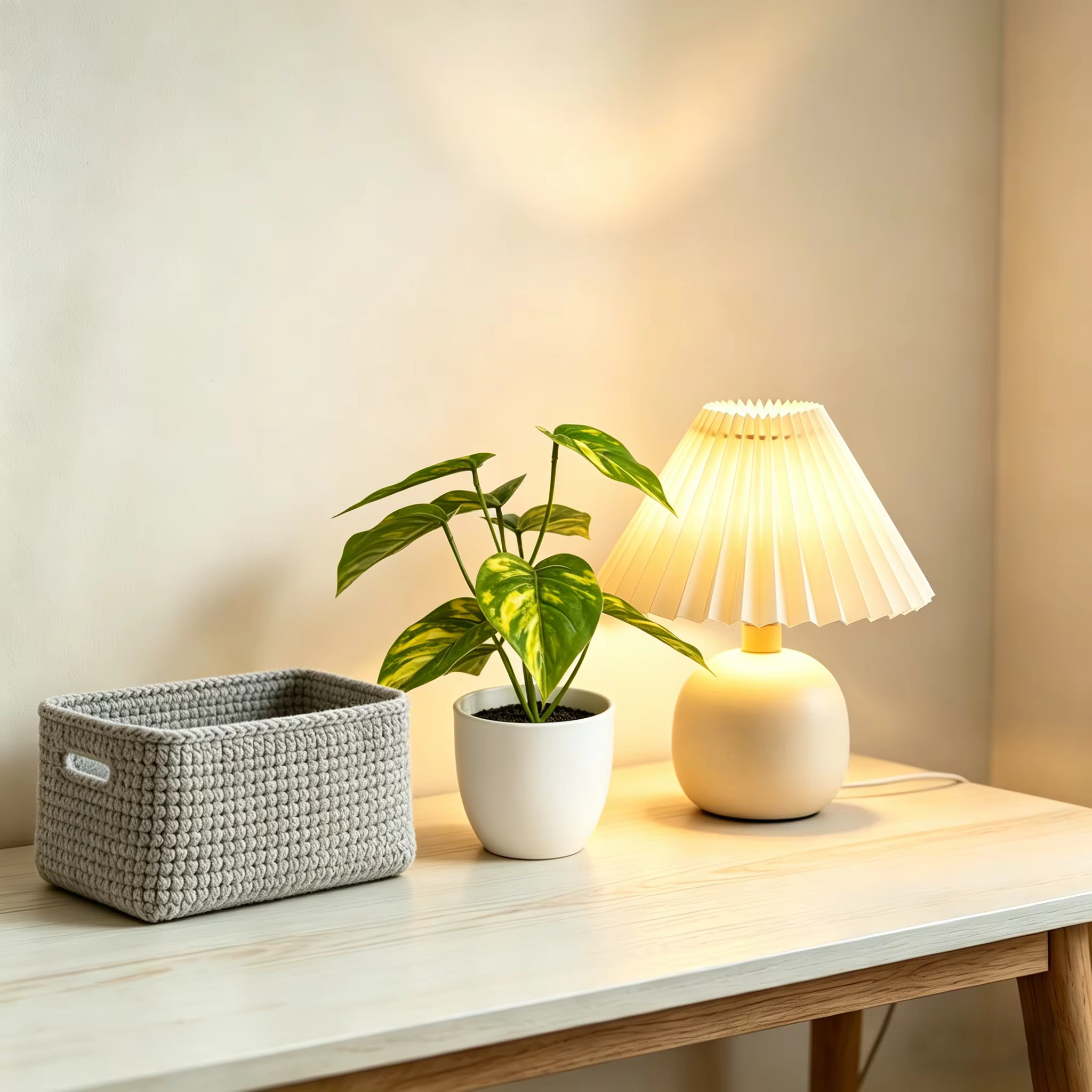 Plante artificielle en pot de 20 cm (7