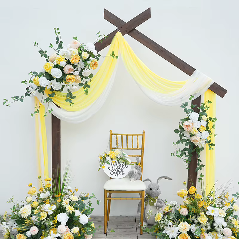 Série jaune et blanc C8635