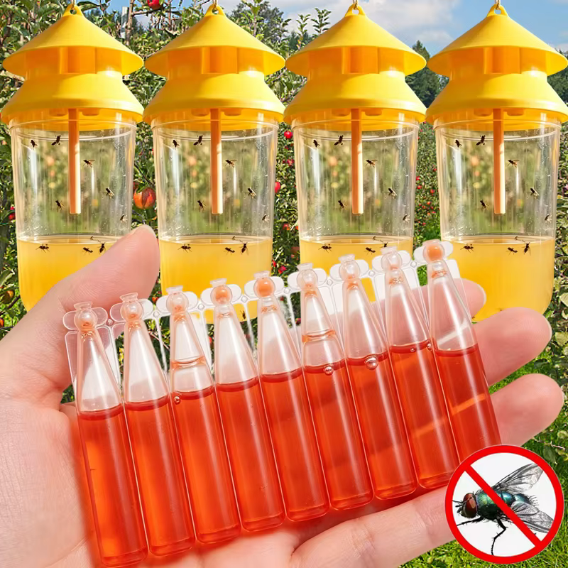 Piège à mouches des fruits suspendu en bouteille