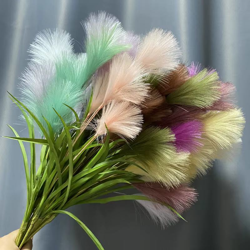 Bouquet d'herbe de pampa artificielle