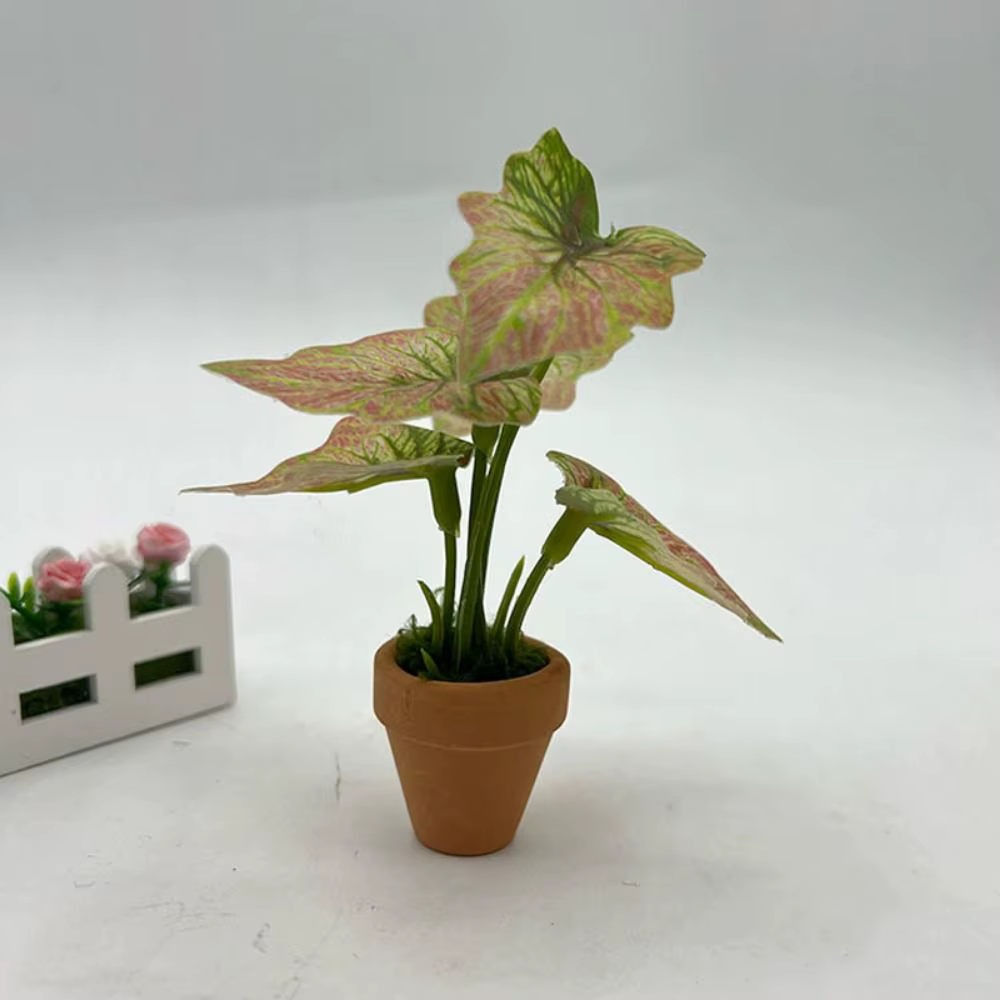 Plante miniature pour maison de poupée 1:12