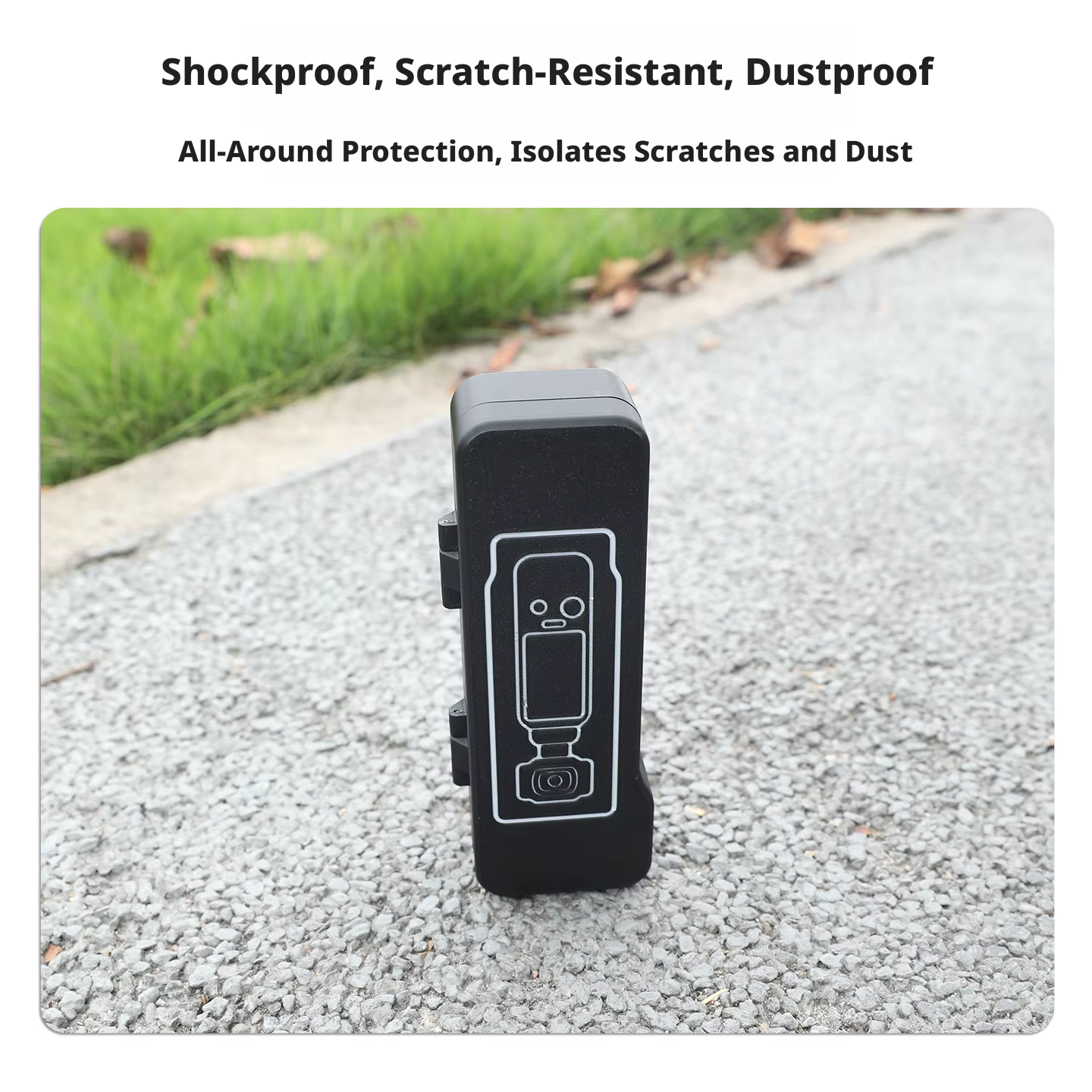 Sac de rangement portable pour accessoires DJI OSMO Pocket 4, étui de protection rigide, livré avec une sangle de transport/boucle d'alpinisme, poche