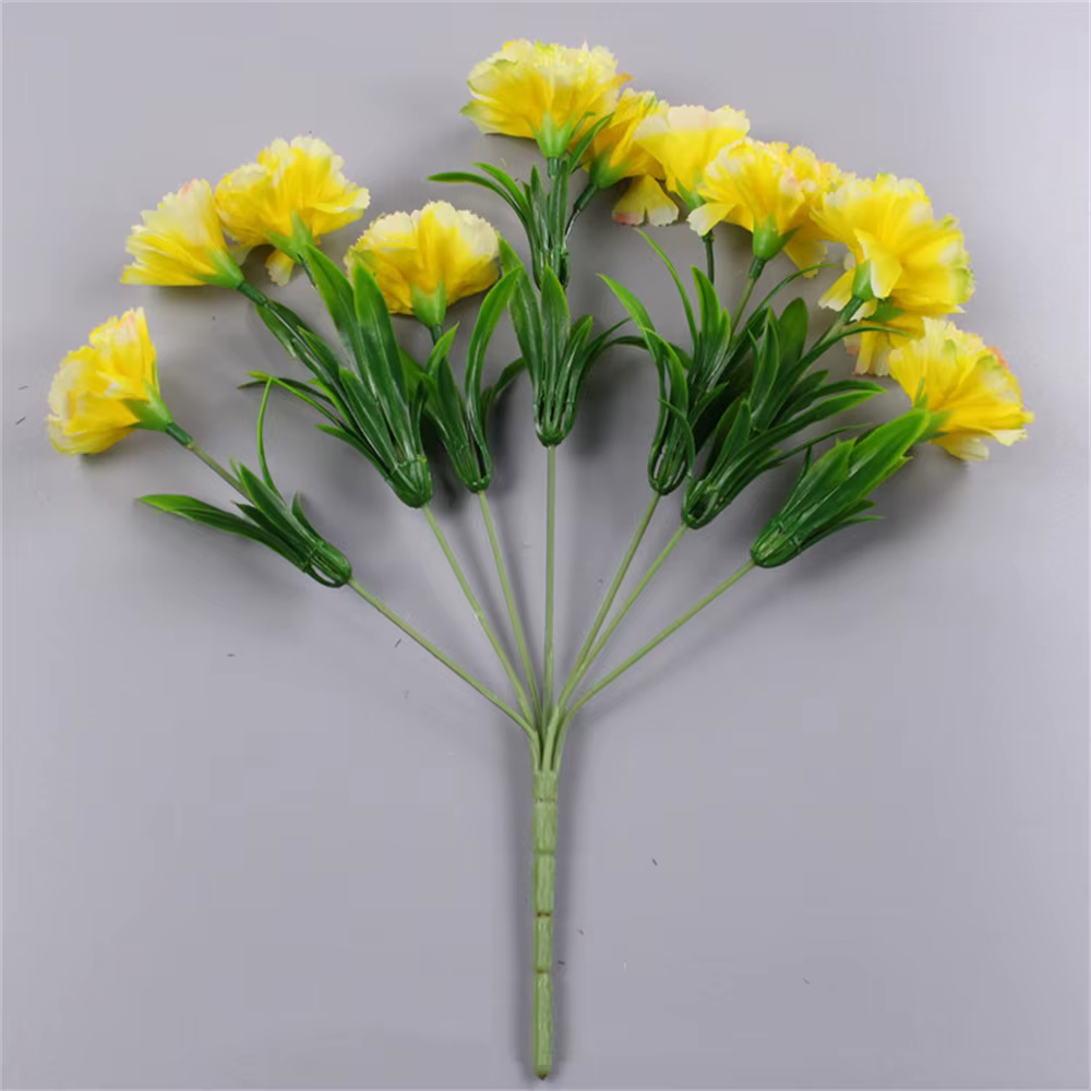 Bouquet de Œillets Artificiels en Soie pour la Fête des Mères
