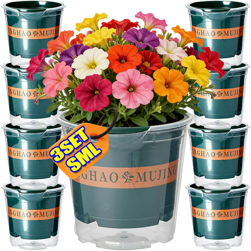 Pots de fleurs auto-arrosants pour personne pressée