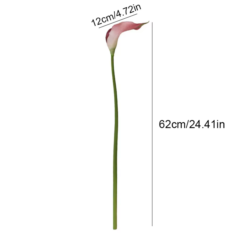 Fleur artificielle de lys Calla
