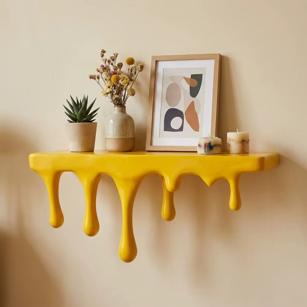 Étagère murale décorative 3D imprimée en plastique