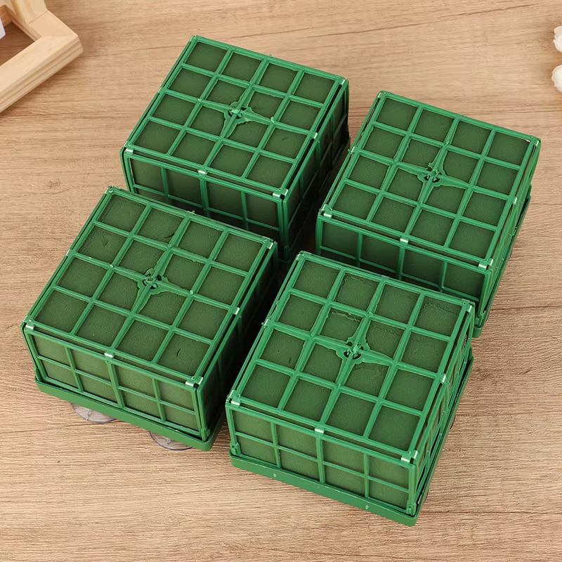 Blocs carrés en mousse florale avec ventouse