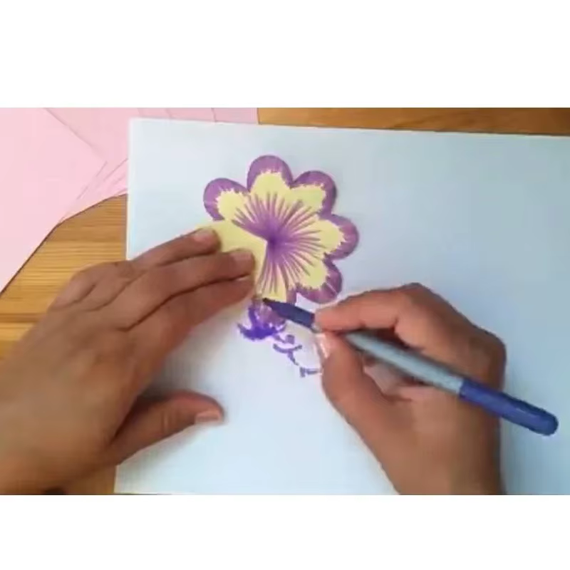 Matrices de découpe en métal Pop-Up fleur 3D