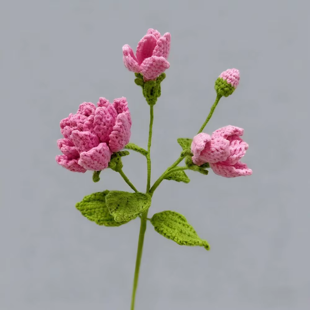 Fleur de jardinage au Crochet faite à la main