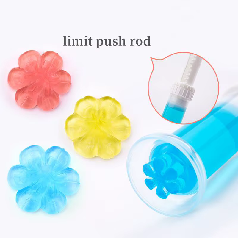 Gel nettoyant pour toilettes aromatique à fleurs, avec déodorant efficace, désinfection durable, parfum de salle de bain et élimination de la saleté, outils de nettoyage