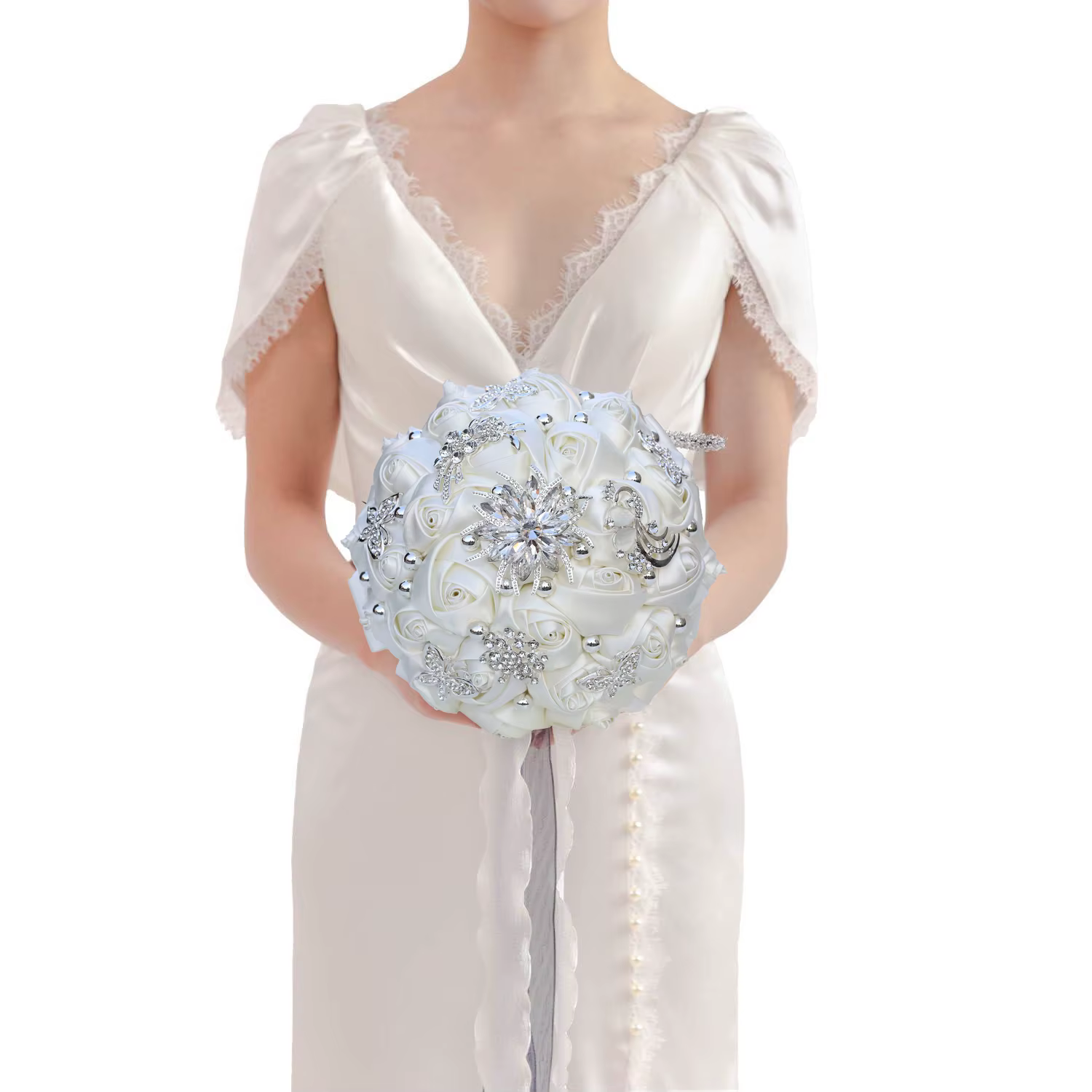 Bouquet de mariée Beige, 1 pièce/lot
