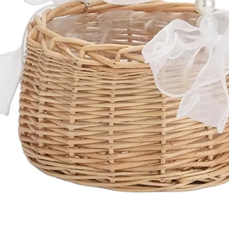 Panier de fleurs en bois pour mariage, Design Simple, léger et à la mode pour le rangement et la décoration de bouquets