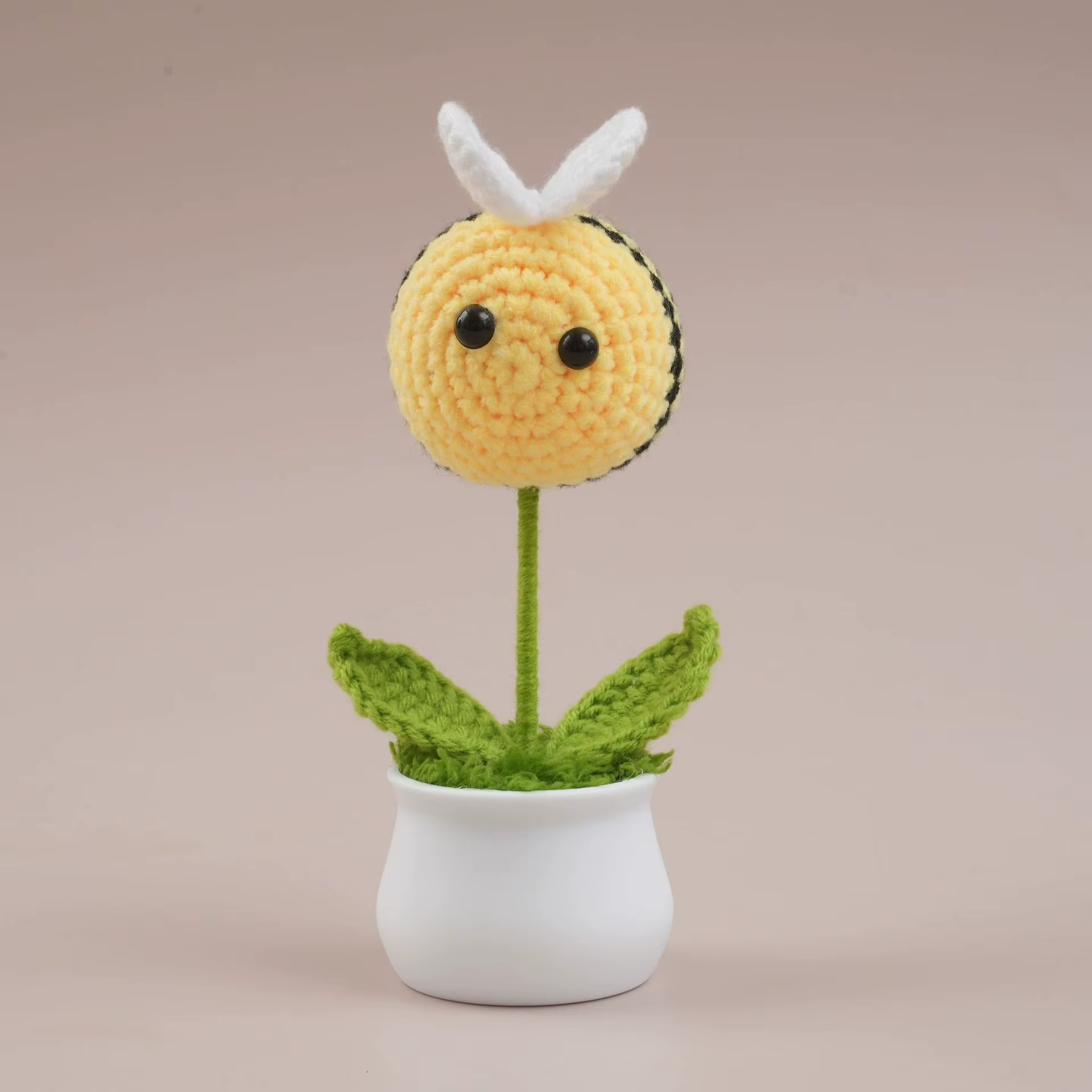 Pot à plantes en crochet animalier mignon