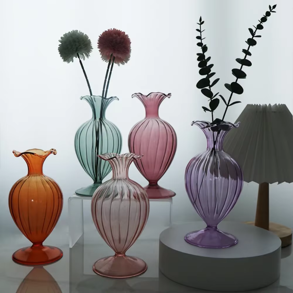 Petit Vase en verre créatif et simple