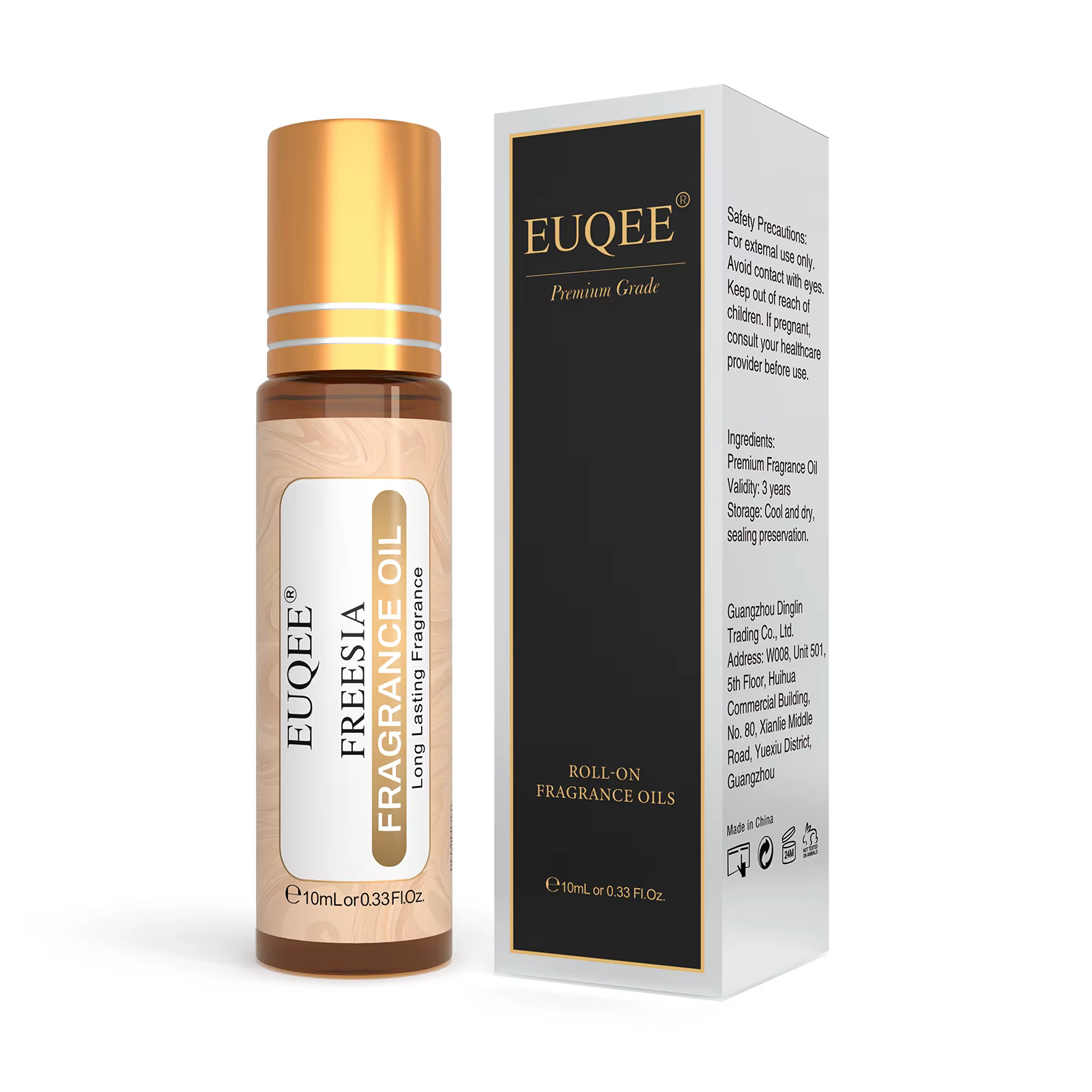 EUQEE – ensemble d'huiles parfumées série fleurs