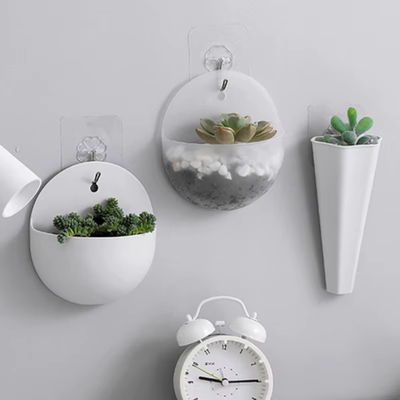 Pot de fleurs mural de style jardin