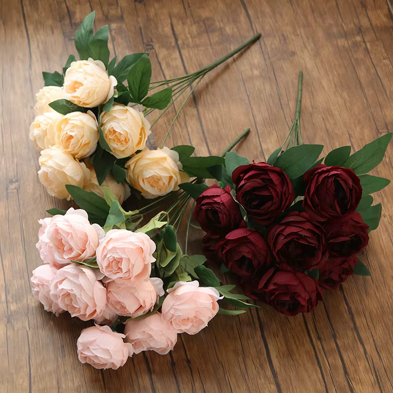 Bouquet de Fleurs Artificielles pour Décoration de Maison