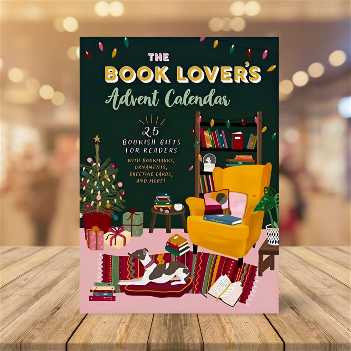 Cadeaux de Noël créatifs Calendrier de l'Avent pour les amateurs de livres Amoureux du livre de Noël Calendrier de l'Avent du livre Boîte surprise Cadeaux de Noël