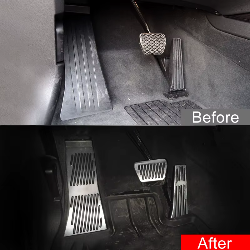 Accessoires de voiture pour BMW X5 X6 E70 E71 E72 F15 F16 F85 F86 repose-pieds en aluminium pédale accélérateur pédales de frein couverture tampons antidérapants