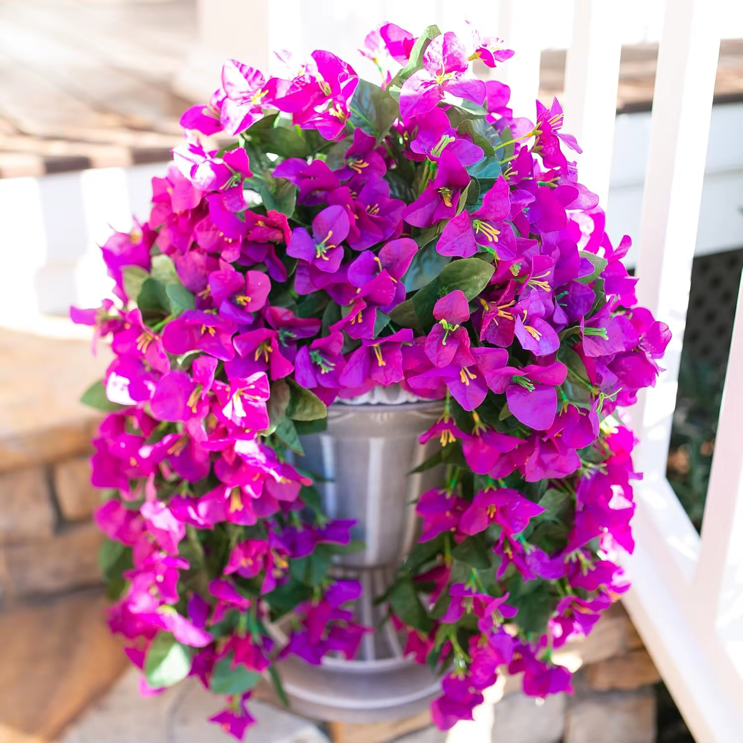Guirlande de fleurs artificielles Bougainvillier pour mariage