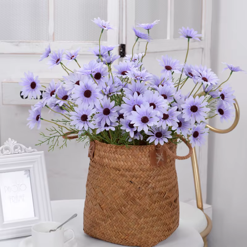 Bouquet de fleurs marguerite blanche artificielle