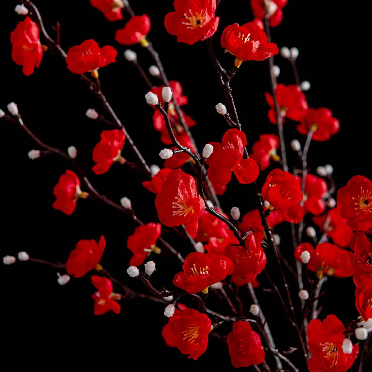 Fleurs artificielles en soie