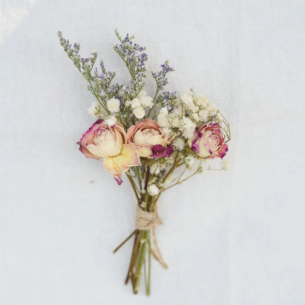 Mini bouquet de fleurs séchées naturelles