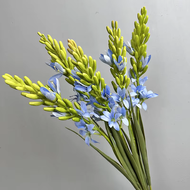 2 pièces artificielle jacinthe fleur bourgeon Agapanthus plante soie fausses fleurs Simulation nuit parfum Auditorium décoration