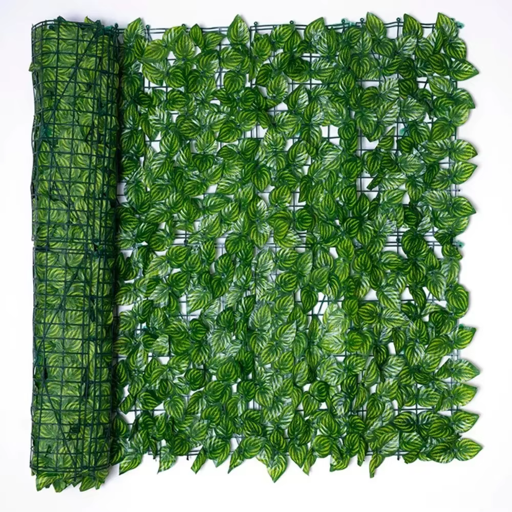 Clôture de plantes artificielles