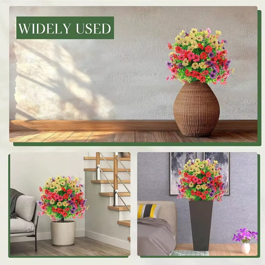 Fleurs artificielles Coloré Boule Sol Insertion Plantes De Soie De Mariage Arc Couronne Maison Décor