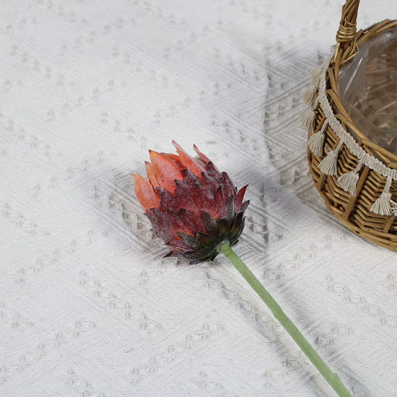 2 pièces de fleurs artificielles en chardon nordique