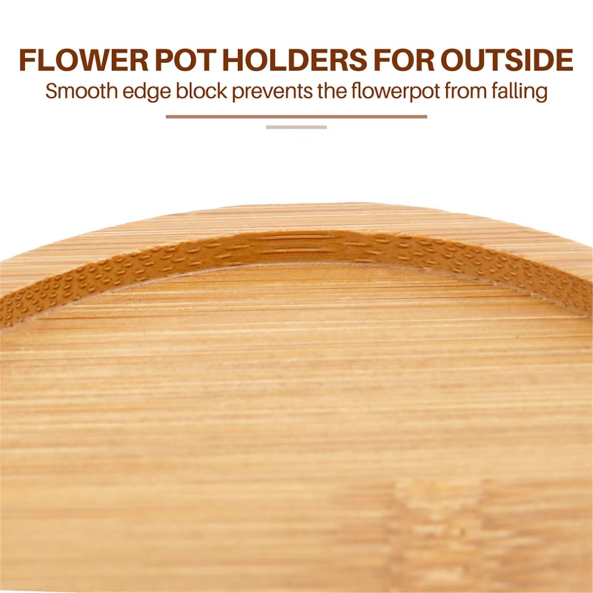 Support de plante en bois pour intérieur et extérieur