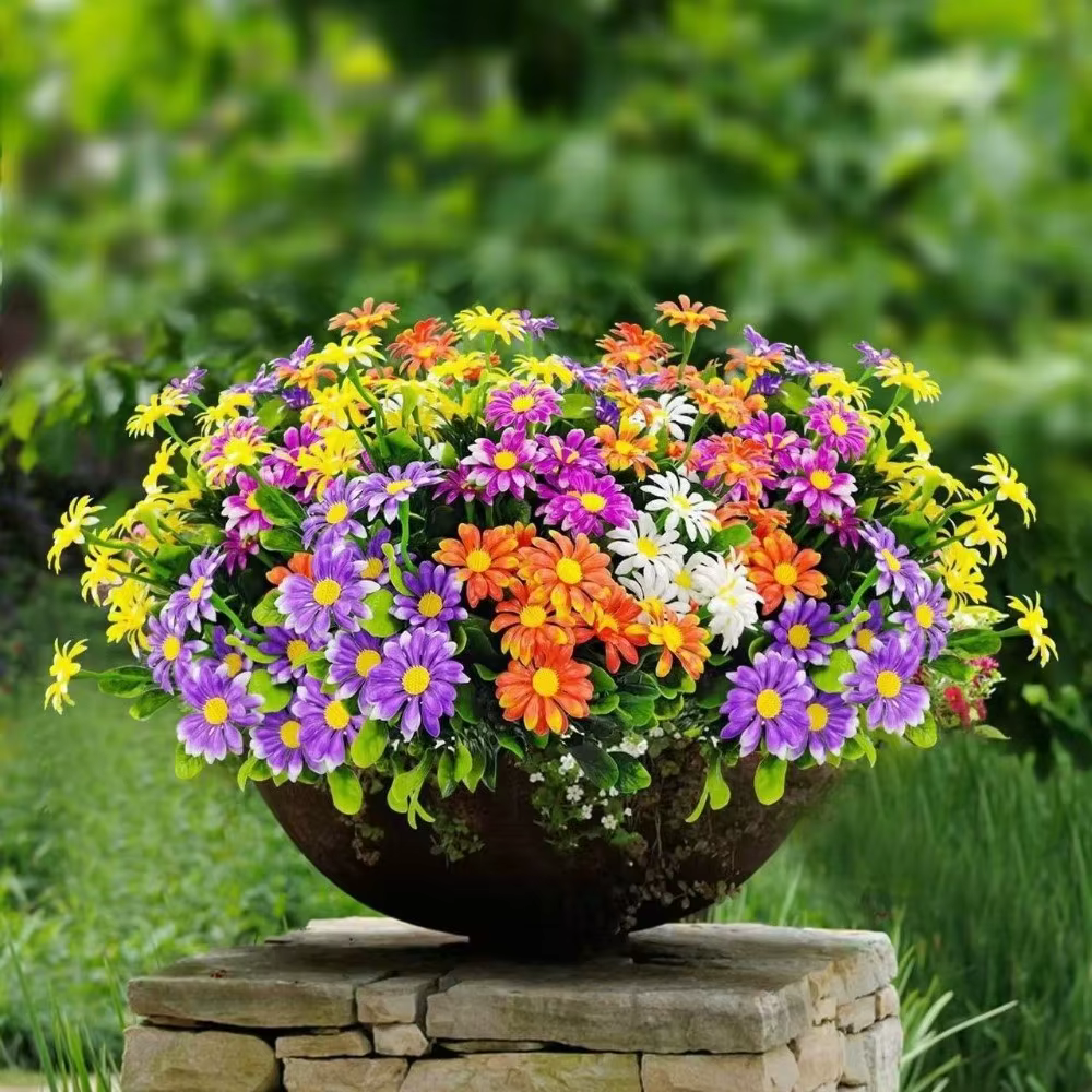 Fausses fleurs artificielles de marguerites