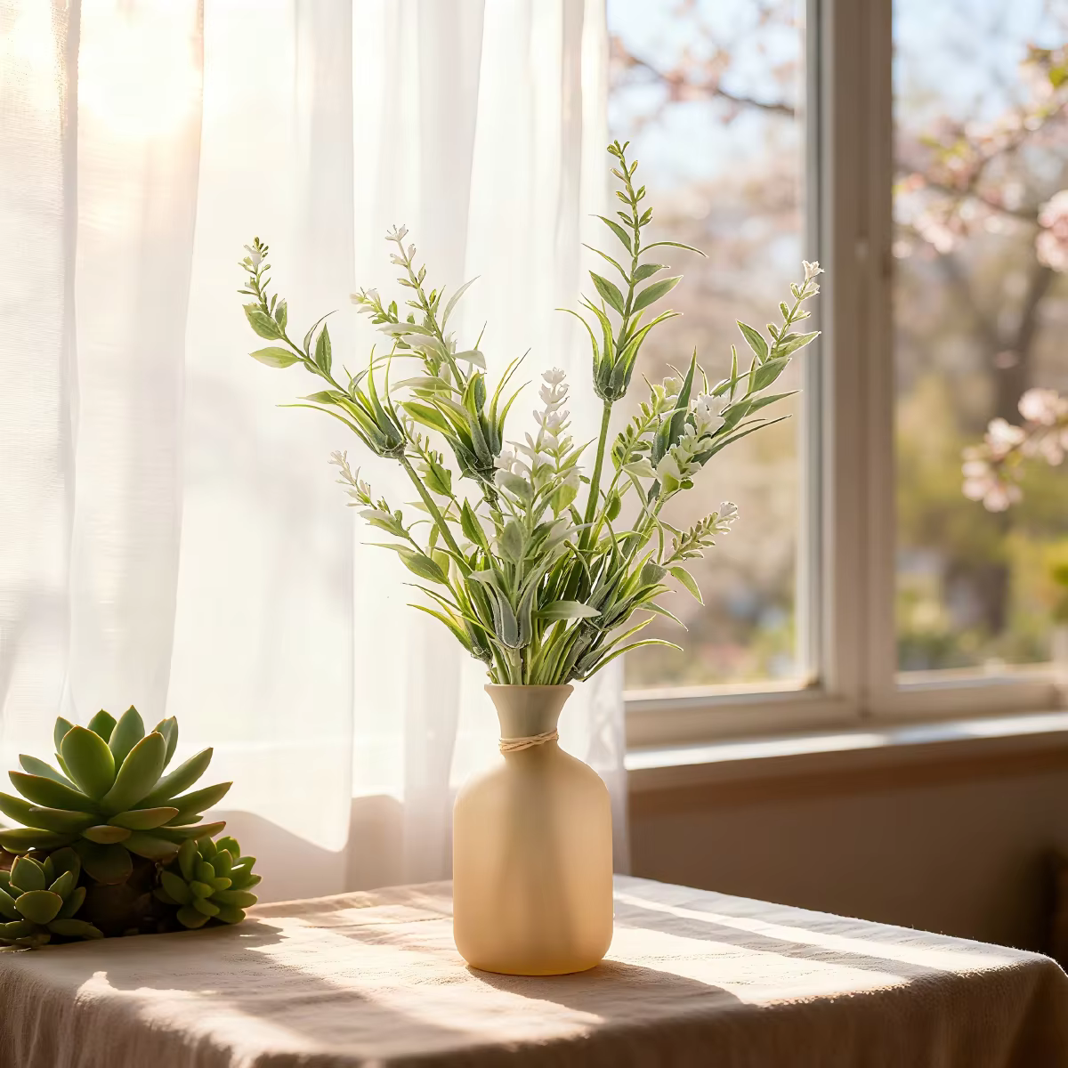 8 Têtes Fleurs Artificielles En Plastique Lavande De Mariage Décoratives Couronnes Homr Vase pour Maison Scrapbook Saint Valentin