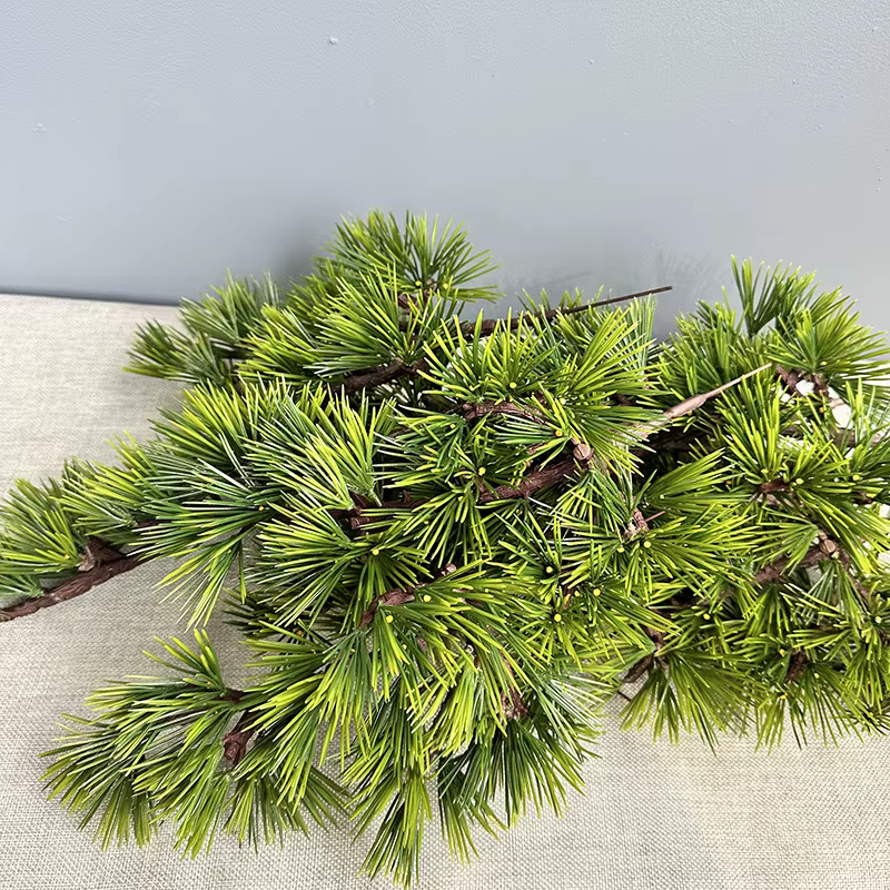 Pétalocarpus artificiel Macrophyllus plante en plastique florale décor à la maison Simulation Masson pin feuille verte plantes décoration de jardin