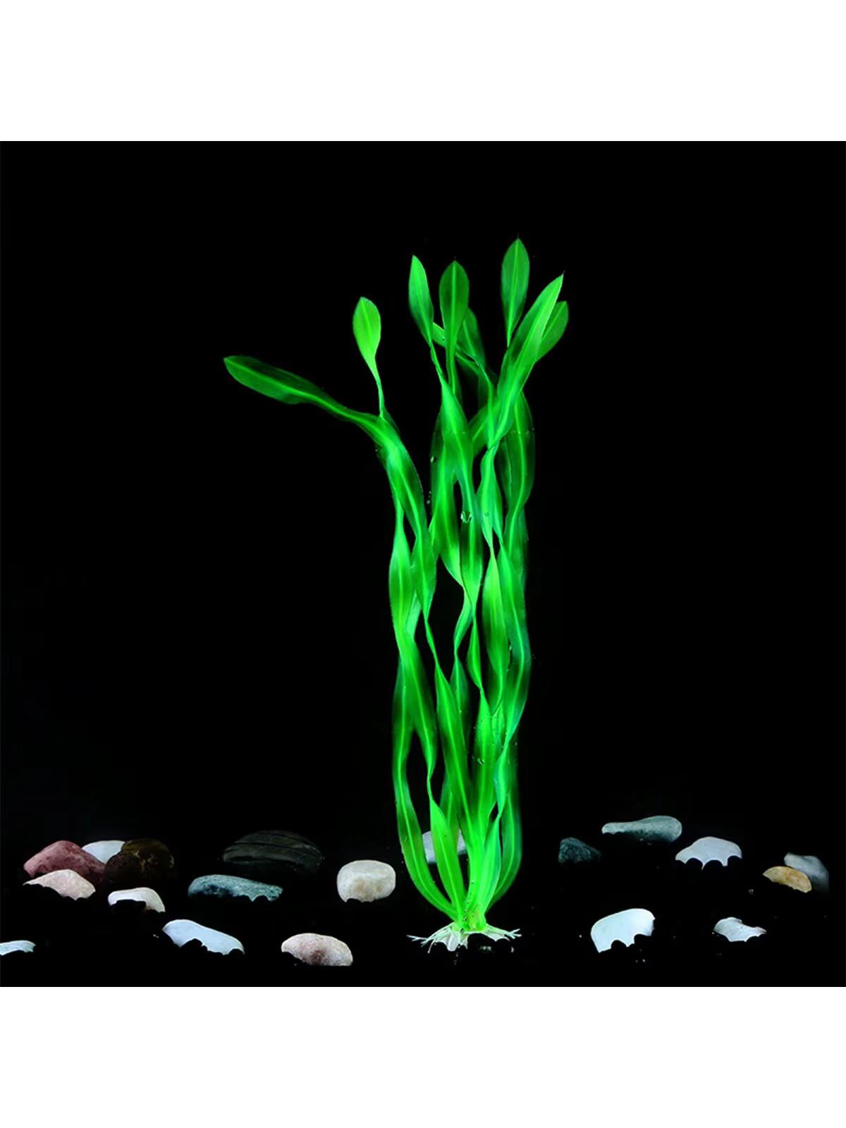 Plantes d'aquarium artificielles réalistes vertes de haute qualité