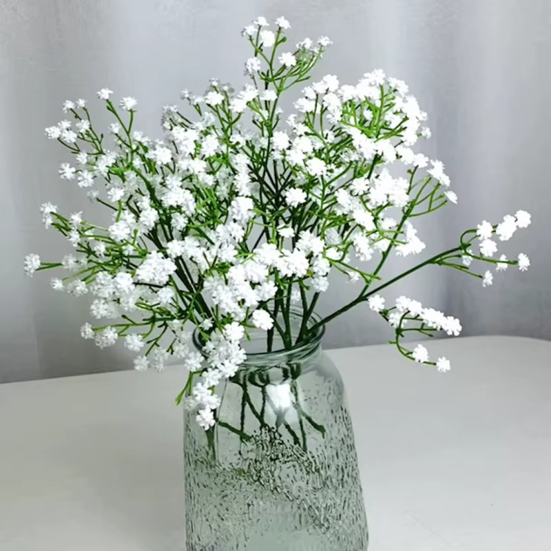 Bouquet de fleurs artificielles en plastique