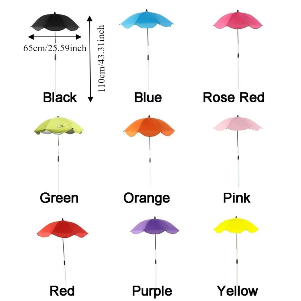 Parasols télescopiques pour plantes de 65 cm