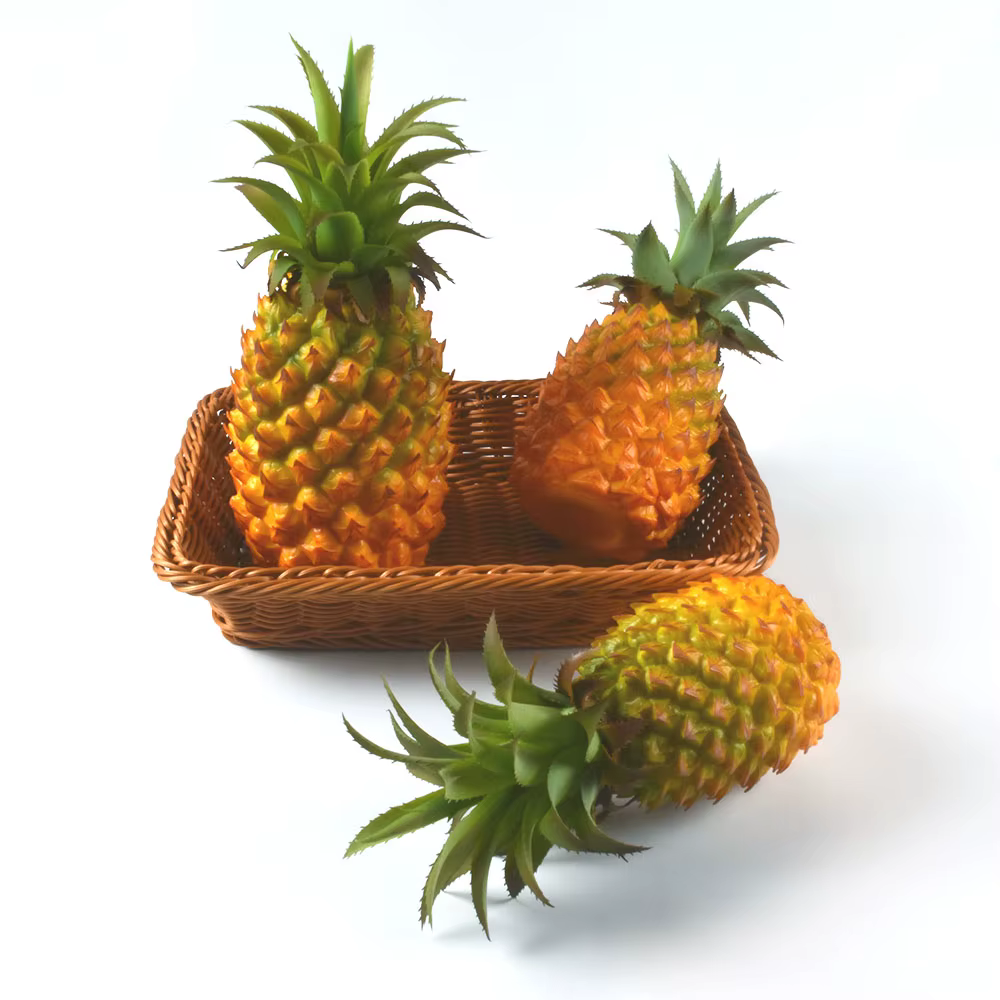 Grand ananas jaune Fruits tropicaux