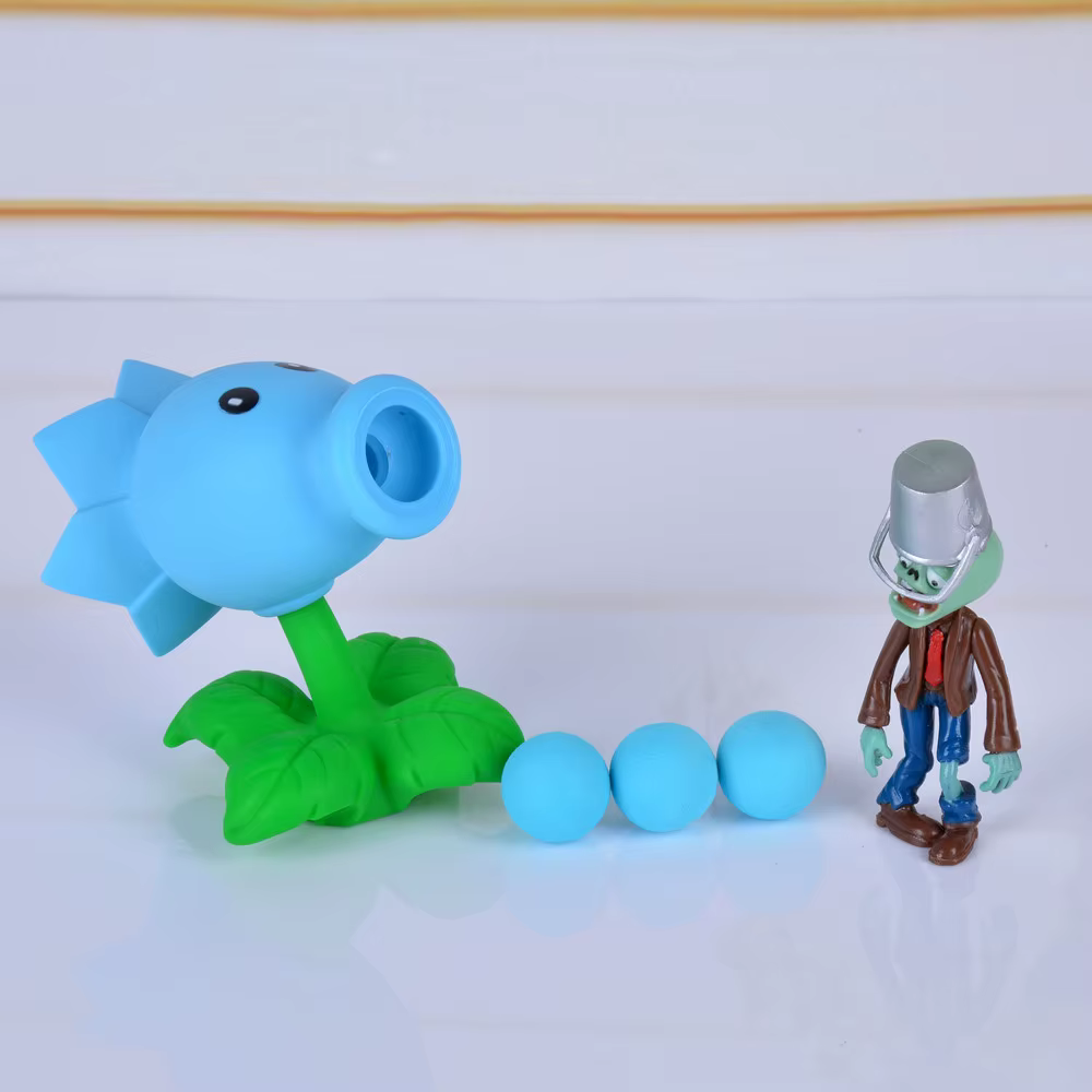 Plantes chaudes vs Zombies paysan PVC Action anime Figure modèle pvz jouet cadeaux jouets pour enfants plantes de lancement de haute qualité