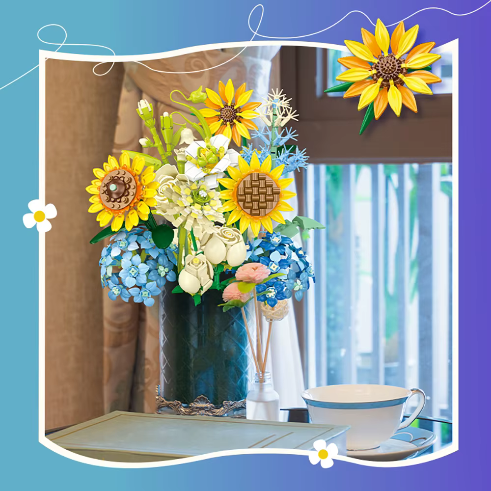 KNEW BUILT – Mini Bouquet de fleurs