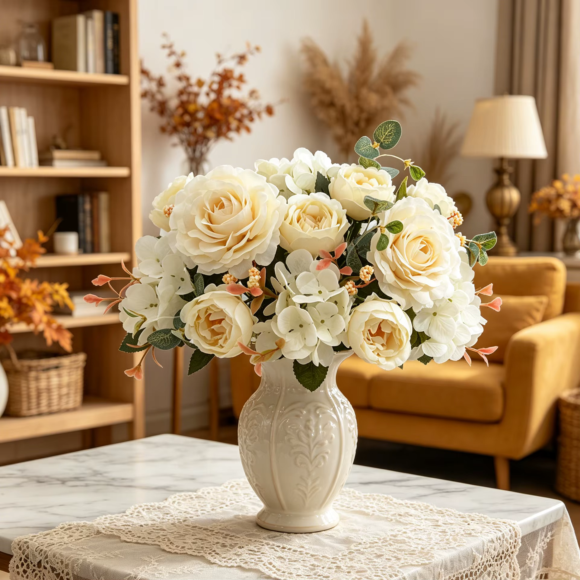 Fleurs Artificielles en Soie : Roses et Pivoines pour Festivals