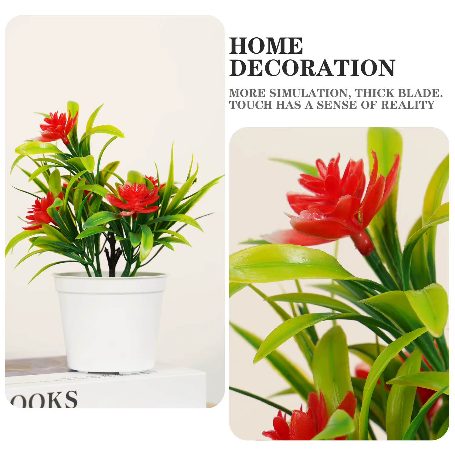 Bonsaï Vert Artificiel en Pot pour la Décoration Intérieure Plantes Artificielles